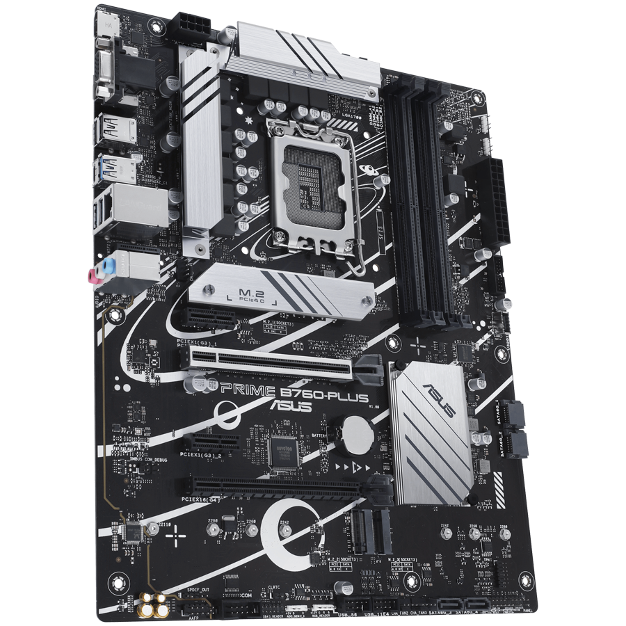 Asus prime b760-plus | lga1700 | atx | d-sub displayport hdmi | aura sync | matična plošča 1 Asus prime b760-plus lga1700 atx osnovna plošča – intel b760 4xdimm ddr5 3xm. 2 4xsata pcie 5. 0 2. 5gb ethernet 1xd-sub 1xdisplayport 1xhdmi with aura sync support komponentko