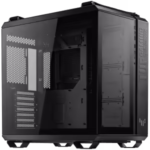 ASUS TUF Gaming GT502 PLUS | ATX | Kaljeno Steklo | 4 ARGB Ventilatorji | Črna | Gaming Ohišje