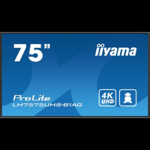 IIYAMA PROLITE LH7575UHS-B1AG | 190,5cm (75") | 3840x2160 | IPS | Android OS | FailOver | iiSignage | Monitor na Dotik