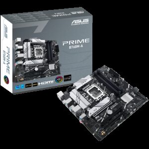 ASUS PRIME B760M-A-CSM | LGA1700 | mATX | 2xHDMI DisplayPort | Aura Sync | Matična Plošča