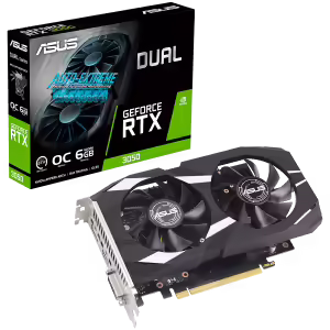 ASUS Dual RTX 3050 OC Edition 6GB | GDDR6 | DVI HDMI DisplayPort | Budget Grafična Kartica