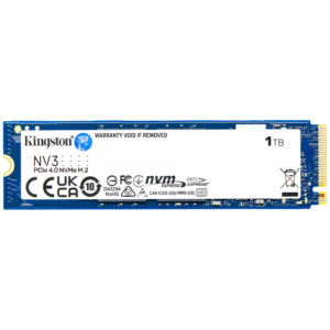 Kingston NV3 | 1 TB | PCIe 4.0 x4 NVMe | 6000/4000 MB/s | M.2 2280 SSD Disk