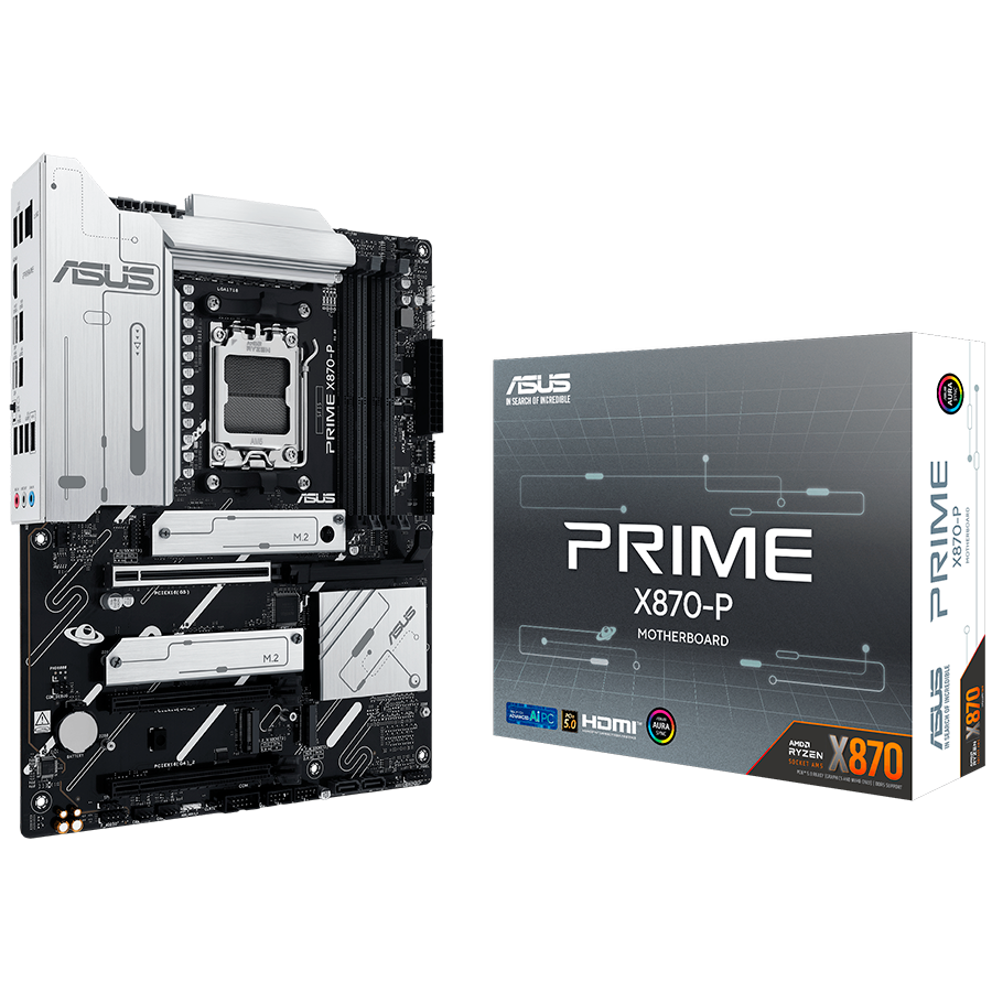 Asus prime x870-p | am5 | atx | hdmi 2xusb4 | aura sync | matična plošča 1 Asus prime x870-p am5 atx osnovna plošča – amd x870, 4xddr5, 4xm. 2, 2xsata, 2. 5gb lan, 1xhdmi, 2xusb4 40gbps porta (usb type-c), aura sync
339,00€ komponentko