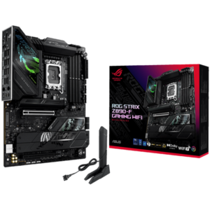 ASUS ROG STRIX Z890-F GAMING WIFI | Intel Z890 | LGA 1851 | DDR5 9066 OC | Wi-Fi 7 Thunderbolt 4 | ATX Gaming Matična Plošča