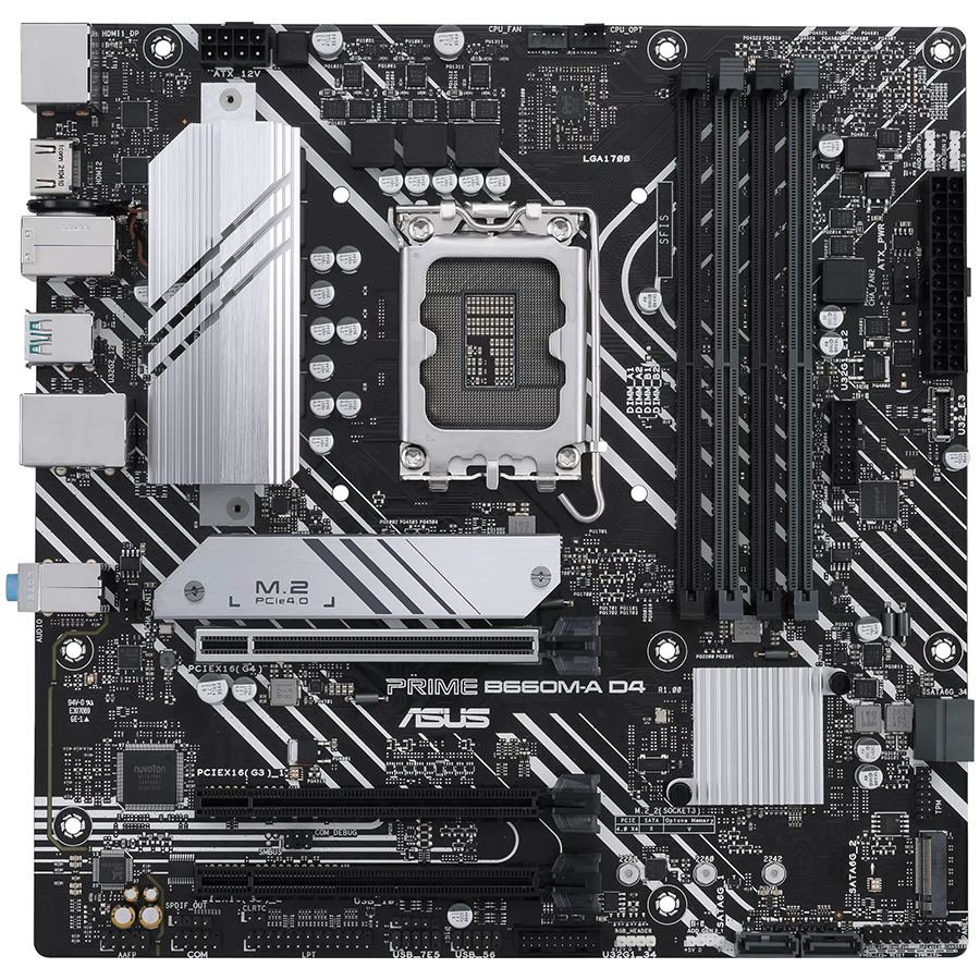 Asus prime b660m-a d4-csm | lga 1700 | matx | asus sync | matična plošča 1 Asus prime b660m-a d4-csm lga1700 matx osnovna plošča – intel b660, 4xddr4, 2xm. 2, 4xsata, 1gb lan, 1xdp, 2xhdmi, asus sync
125,00€ komponentko