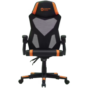 CANYON Flow MCH01 Mesh | Črna oranžna | Gaming Stol