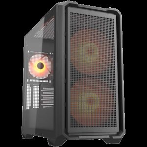 COUGAR MX600 | Mini Tower | Črna RGB | Kaljeno Steklo | Računalniško Ohišje