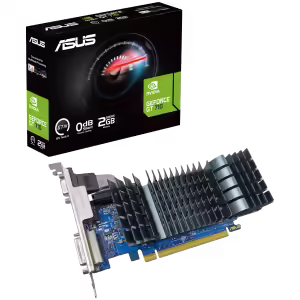 ASUS GT 710 Low Profile 2GB EVO | GDDR5 | D-SUB DVI HDMI | GT710-SL-2GD5-BRK-EVO | Grafična Kartica