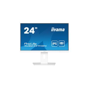 IIYAMA ProLite XUB2497HSN-W2 | 23.8" FHD IPS 100Hz | USB-C Dock 65W LAN HDMI DP | Pivot Nastavljivo Stojalo | Monitor