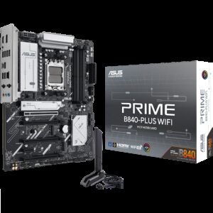 ASUS PRIME B840-PLUS WIFI | AM5 | ATX | DDR5 | Wi-Fi 6E | Aura Sync | Matična Plošča