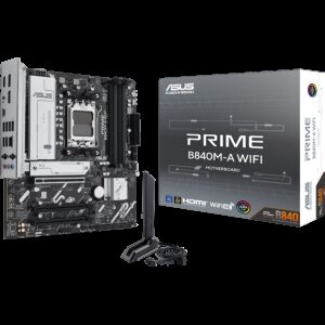 ASUS PRIME B840M-A WIFI | AM5 | mATX | DDR5 | Wi-Fi 6E | Aura Sync | Matična Plošča