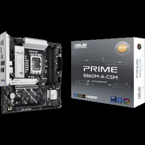 ASUS PRIME B860M-A-CSM | LGA 1851 | mATX | DDR5 | Aura Sync | Matična Plošča
