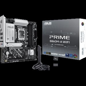 ASUS PRIME B860M-A WIFI | LGA 1851 | mATX | DDR5 | Aura Sync | Matična Plošča