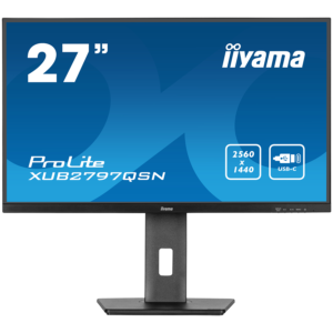 IIYAMA Prolite XUB2797QSN-B2 | 68,5cm (27") | 2560x1440 | IPS | 100Hz | Črna | Poslovni Monitor