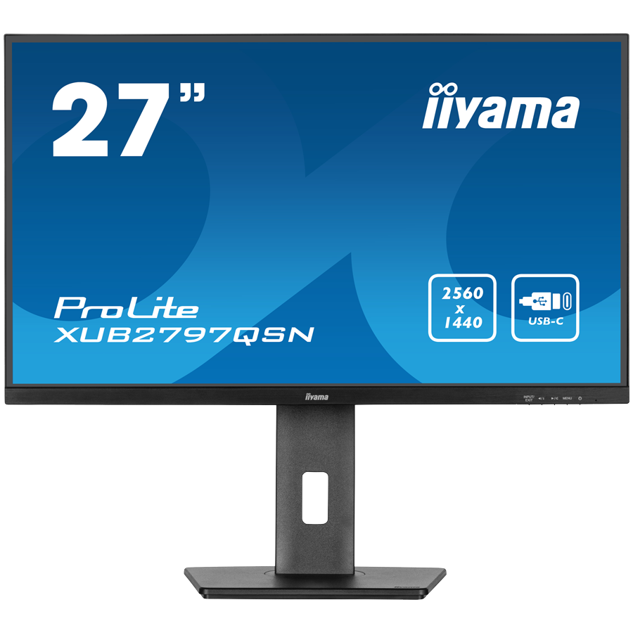 Iiyama prolite xub2797qsn-b2 | 68,5cm (27") | 2560x1440 | ips | 100hz | črna | poslovni monitor 1 Iiyama prolite xub2797qsn-b2 poslovni monitor – 68. 5 cm (27″), wqhd (2560×1440), ips led, 100hz, 300 cd/m², mat / črn komponentko