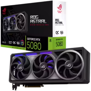 ASUS ROG Astral GeForce RTX 5080 OC Edition | 16GB GDDR7 256-Bit | DLSS 4 PCIe 5.0 | Grafična Kartica