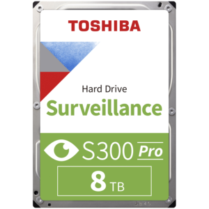 TOSHIBA S300 PRO Surveillance 8TB | 8.89cm (3.5") | SATA | 6Gb/s | 7200RPM | Trdi Disk