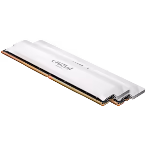 Crucial Pro Overclocking 32GB | 2x16GB | DDR5-6400 | UDIMM | CL38 | Bela | Pomnilnik