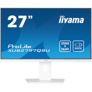 IIYAMA Prolite XUB2797QSU-W2 68.6 cm (27") | WQHD IPS |100Hz | Bel Poslovni Monitor