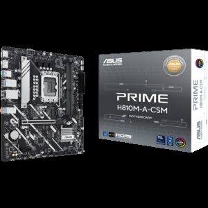 ASUS PRIME H810M-A-CSM | LGA 1851 | mATX | DDR5 | Aura Sync | Matična Plošča