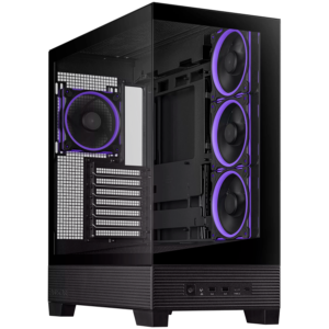 ASUS A31 PLUS | ATX | Kaljeno Steklo | Štirje 120mm ARGB Ventilatorji | Črna | Računalniško Ohišje