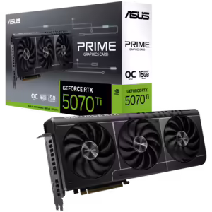 ASUS Prime GeForce RTX 5070 Ti OC Edition 16GB | GDDR7 PCIe 5.0 | 1x HDMI 2.1b + 3x DisplayPort 2.1b | Grafična Kartica