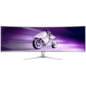 PHILIPS Evnia 8000 49M2C8900 124.3cm (49") | DQHD (5120 x 1440) QD-OLED | 240Hz 0.03ms | Adaptive Sync FreeSync Premium Pro G-Sync Kompatibilen | Ukrivljen Gaming Monitor