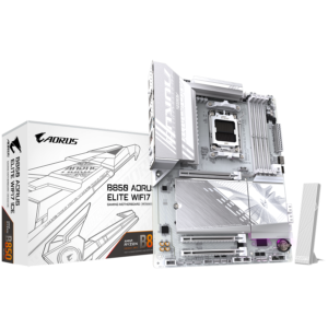 GIGABYTE B850 AORUS ELITE WIFI7 ICE | AMD AM5 | Ryzen 9000 8000 7000 | DDR5 | PCIe 5.0 | WiFi 7 | 2.5Gb LAN | ATX Matična Plošča