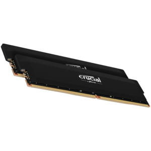 Crucial Pro OC 64GB (2X32GB) | DDR5-6400 | UDIMM | CL40 | Črna | RAM Pomnilnik