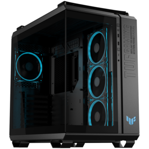 ASUS TUF Gaming GT502 Horizon ARGB | ATX | Kaljeno Steklo | 4x 120mm ARGB Ventilatorji | Črno Računalniško Ohišje