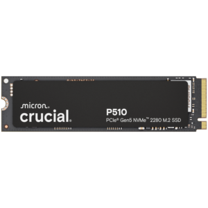 Crucial P510 2TB | PCIe Gen5 NVMe | M.2 2280 | 11000 MB/s branje | 2TB SSD disk