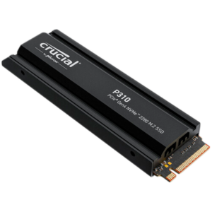 Crucial P310 | 1 TB | PCIe 4.0 NVMe | 7.100/6.000 MB/s | Vgrajen Hladilnik | M.2 2280 SSD Disk