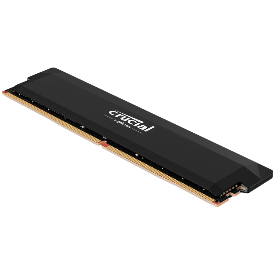 Crucial pro oc 32gb | ddr5-6400 | udimm | cl40 | črna | ram pomnilnik 1 Komponentko crucial pro oc 32gb ddr5-6400 udimm cl40 črn pomnilnik