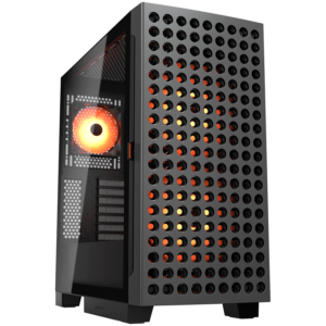 COUGAR AIRFACE ECO RGB | Mid Tower | Črna | Računalniško Ohišje