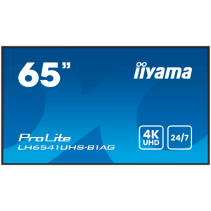 iiyama ProLite LH6541UHS-B1AG | 65 Palcev 4K UHD VA | 500 cd/m² 24/7 | LAN RS232C USB Media Player | Profesionalni Digital Signage Zaslon