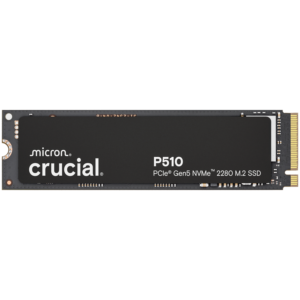 Crucial P510 | 1TB | PCIe Gen5 NVMe | M.2 2280 SSD disk