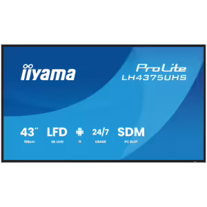 Iiyama ProLite LH4375UHS-B2AG | (43") | 4K | Monitor