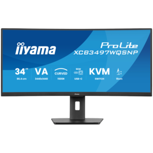 Iiyama ProLite (34") | 3440x1440 120Hz 0,4ms | Adaptive Sync | Ukrivljen Monitor
