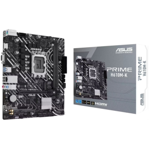 Asus Prime H610M-K | Intel H610 | LGA1700 | DDR5 | PCIe 4.0 | M.2 | D-Sub In HDMI | Micro-ATX Matična Plošča