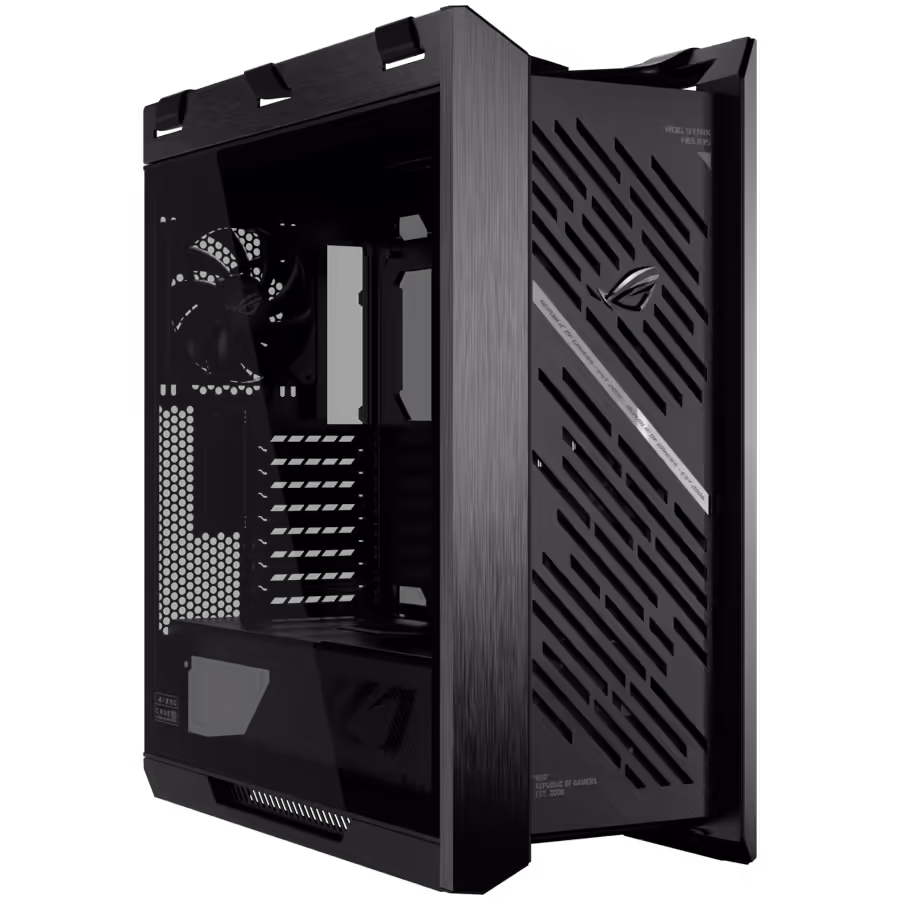 Asus rog strix helios ii gx601s black edition | eatx | kaljeno steklo | črna | računalniško ohišještirje 1 Zasebno: asus rog strix helios ii gx601s black edition eatx računalniško ohišje, kaljeno steklo, štirje 140mm ventilatorji, črno
komponentko