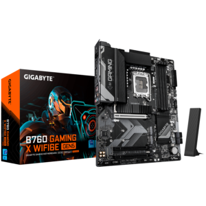 GIGABYTE B760 GAMING X WIFI6E GEN5 | Intel B760 | LGA 1700 | DDR5 7600 OC | Wi-Fi 6E PCIe 5.0 | ATX Matična Plošča
