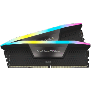 CORSAIR Vengeance RGB Black 64GB (2x32GB) | DDR5 | 6000MHz | CL40 XMP 3.0 | UDIMM | RAM Pomnilnik