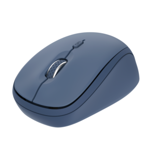 Trust Yvi+ Compact Multi | Modra | Brezžična Večnapravna Povezava 2.4 GHz + Bluetooth | Tihi Kliki | 1600 DPI | Miška