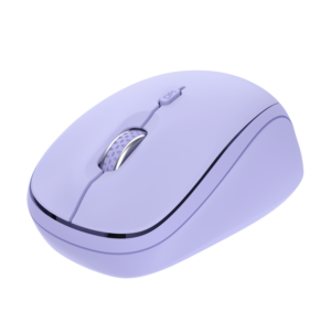 Trust Yvi+ Compact Multi | Brezžična Miška | Bluetooth + 2.4 GHz | Tiho Klikanje | Vijolična | Miške