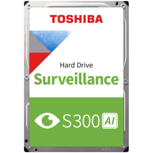 Toshiba S300 AI | 8TB | 3,5-Palčni | SATA 6 Gb/s | 7200 RPM | 24/7 | Nadzorni Trdi Disk