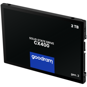 GOODRAM CX400 Gen.2 | 2TB | 2.5" SATA III | 3D NAND TLC | 550/500 MB/s | SSD Disk