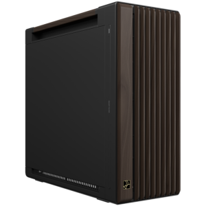 ASUS ProArt PA602 Wood Edition Modern Black | E-ATX Ohišje S Kovinsko Stranico | 2x 200 Mm In 1x 140 Mm Ventilator | USB-C 20Gbps | Računalniško Ohišje