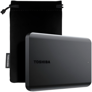 Toshiba Canvio Basics 4TB | 2.5" Zunanji HDD | USB 3.2 Gen 1 | Črn Prenosni Disk