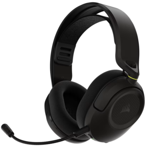 Corsair HS35 V3 Wireless | 2,4 GHz, Bluetooth In USB | Dolby Atmos, 50 mm In 30 Ur Baterije | Črne Gaming Slušalke