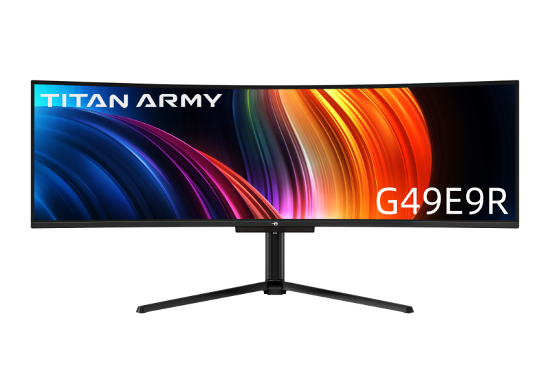 Titan army g49e9r | qd oled | (49") | 5120x1440 | 144hz | ukrivljen gaming monitor 1 Titan army monitor qd oled g49e9r komponentko